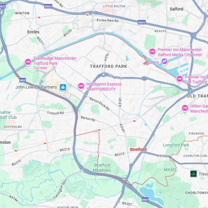 Map of Stretford